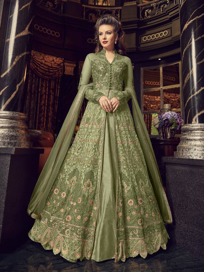Swagat Violet 5905 Colour Embroidery Wedding Wear Salwar Kameez Wholesale Price In Surat
